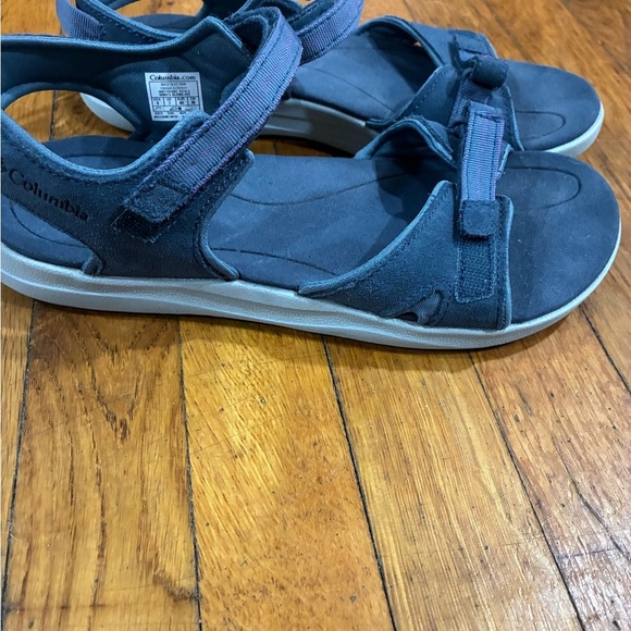 Columbia Blue Leather Strap Sandals Women’s Size 9 - Picture 2 of 6